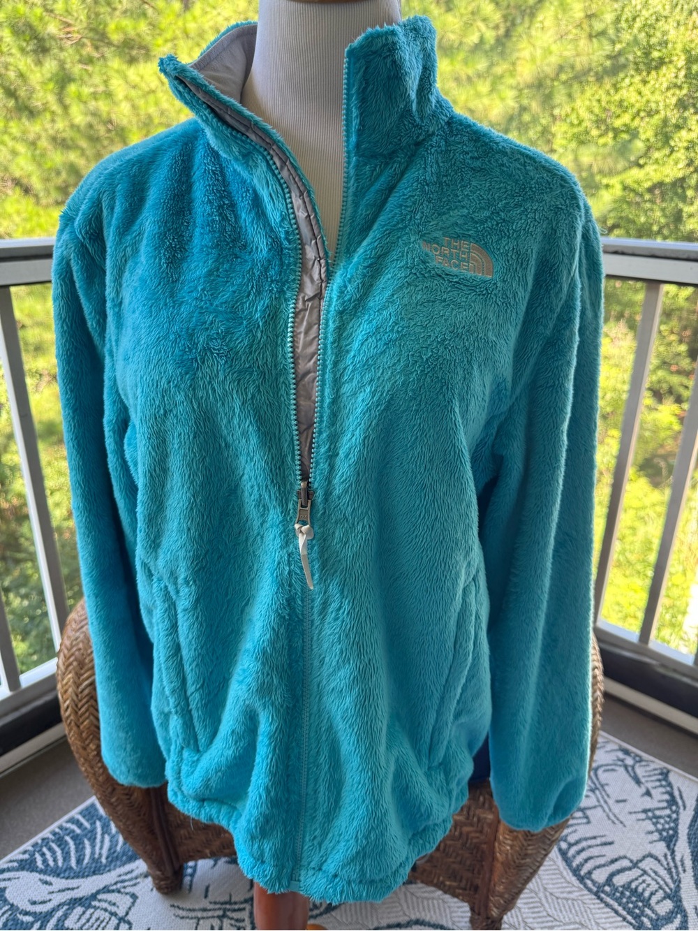 The North Face Women’s Teal Plush Fleece Jacket